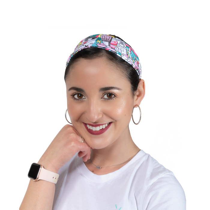 Headband - Illustration Print