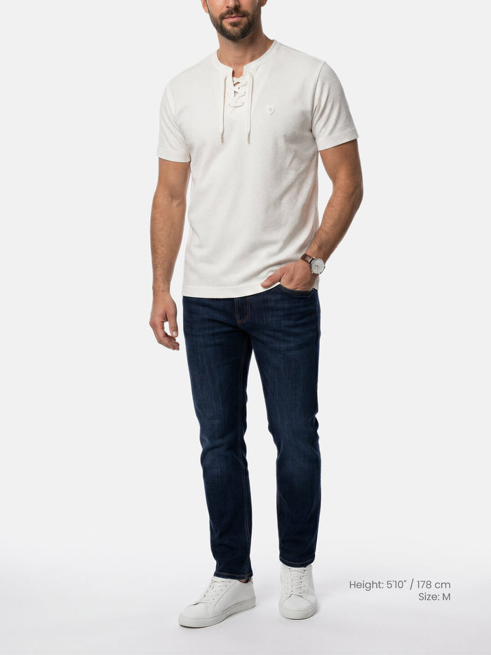 Het Zorkan Gebroken Wit T-shirt