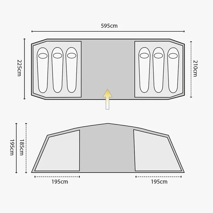 Highlander Cypress 6 Tent
