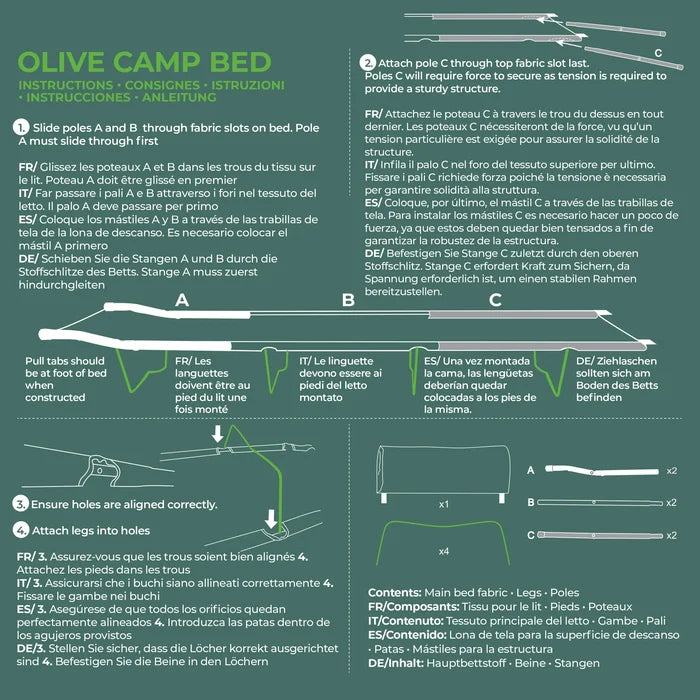 Highlander Lightweight Camp Bed