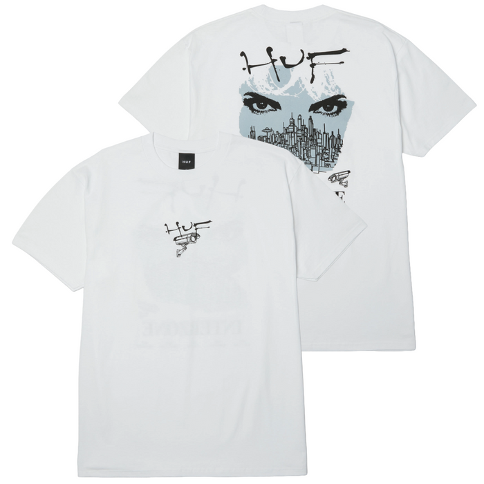 HUF Interzone Short Sleeve T-Shirt white pure boardshop
