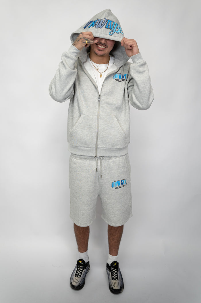 Ice Zip Hoodie - Grey