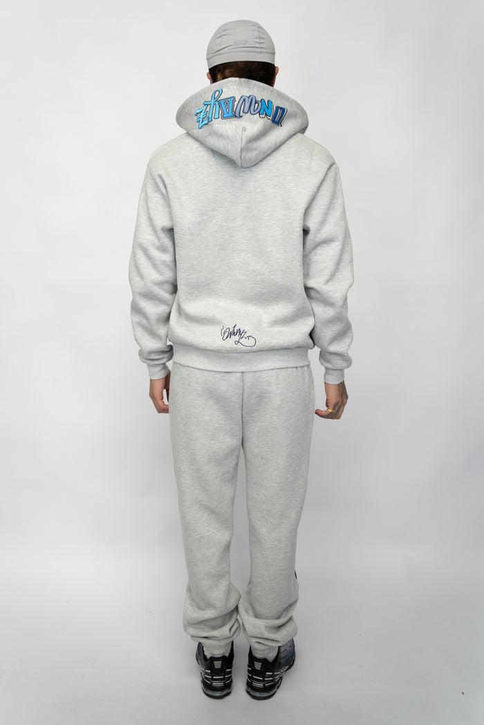 Ice Zip Hoodie - Grey