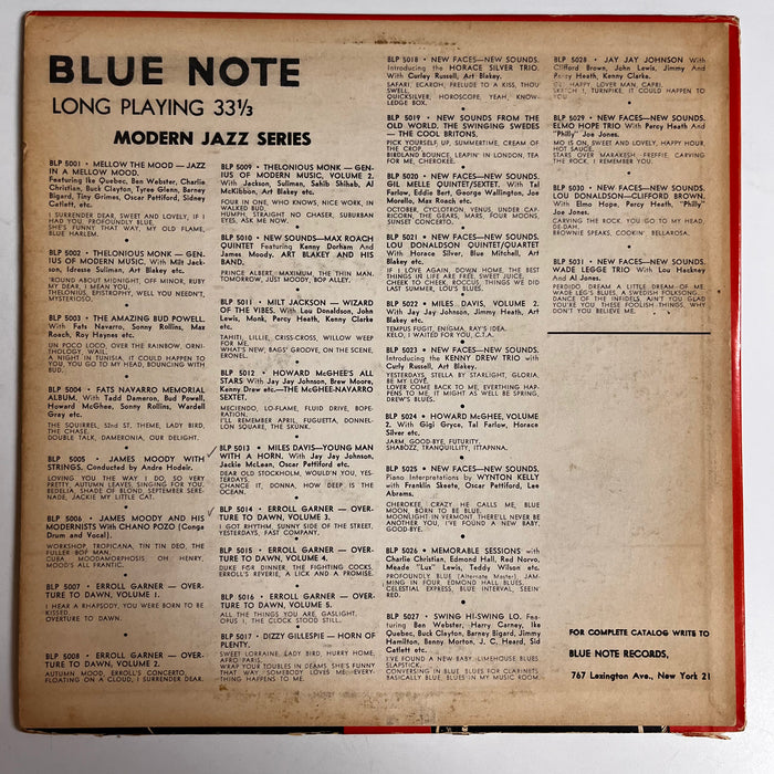 James Moody And His Modernists (10" LP)