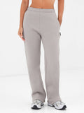 Isabel Wide Leg Sweatpants - Cloud Grey