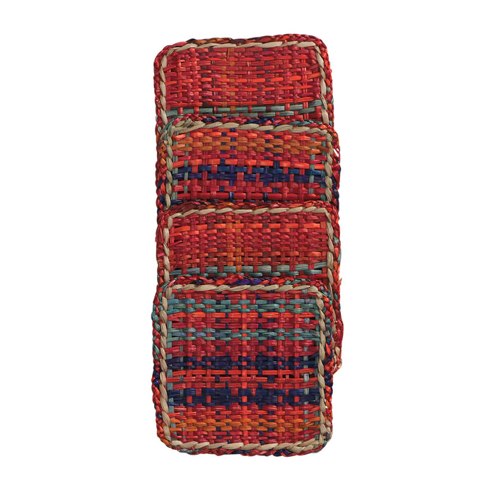 Isla Coaster Set - Crimson