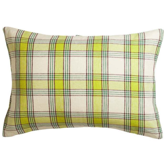 Isla Linen Pillowcase Set - Anise Standard