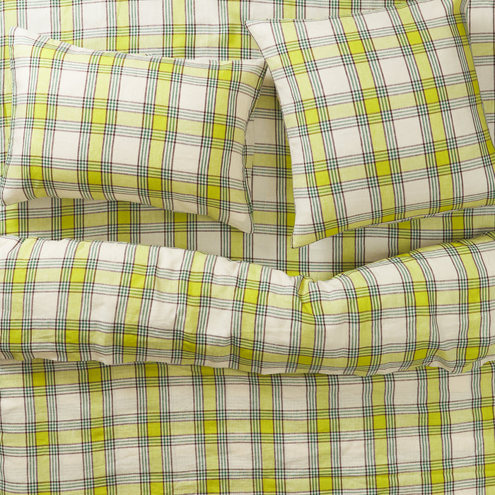 Isla Linen Pillowcase Set - Anise Standard