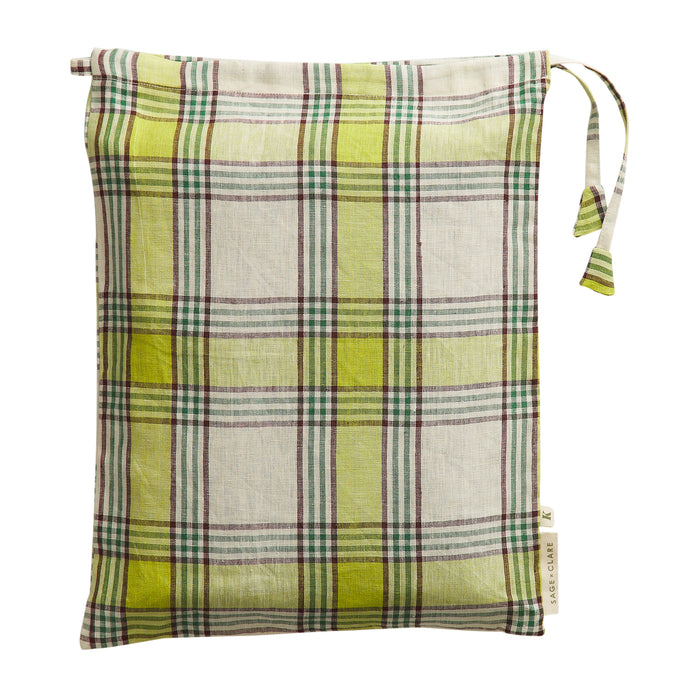 Isla Linen Pillowcase Set - Anise Standard