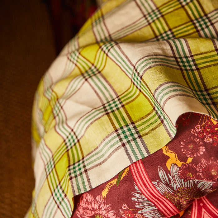 Isla Linen Sheets - Anise Fitted Sheet / Double