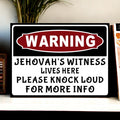 Jehovahs witness sign