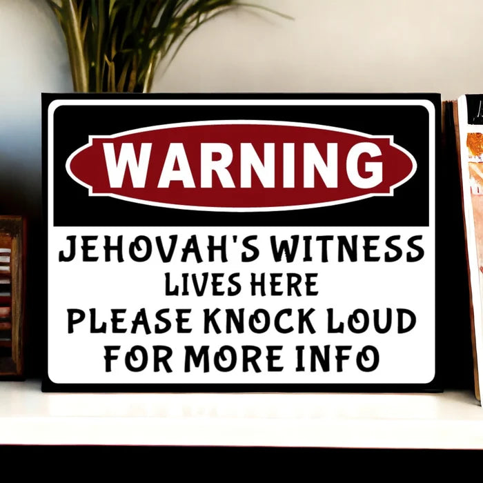 Jehovahs witness sign