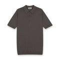 John Smedley - Adrian Sea Island Cotton Polo in Beige Musk - Nigel Clare