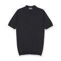 John Smedley - Adrian Sea Island Cotton Polo in Granite - Nigel Clare