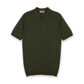 John Smedley - Adrian Sea Island Cotton Polo in Palm - Nigel Clare