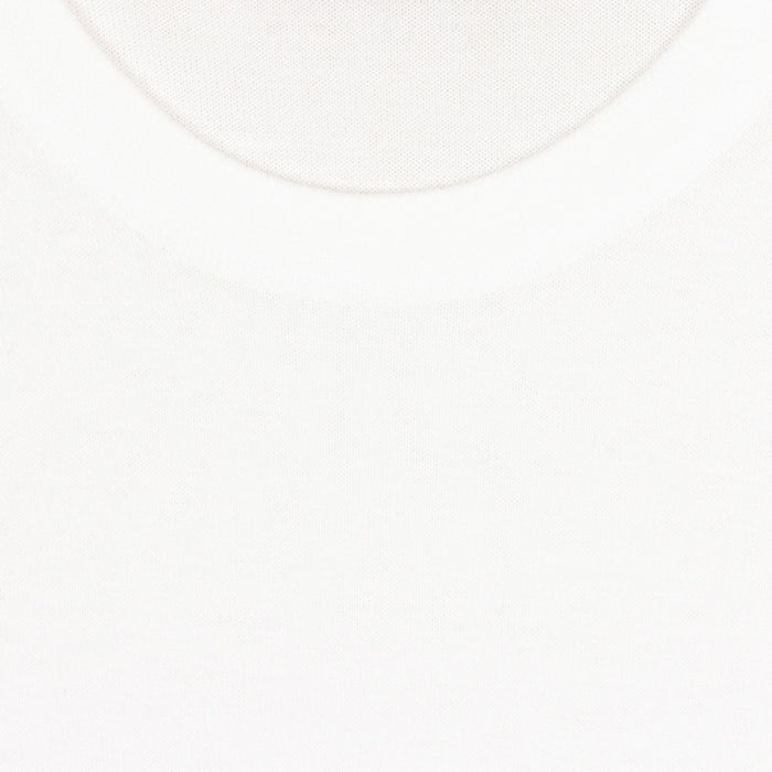 John Smedley - Lorca Sea Island Cotton T-Shirt in White - Nigel Clare