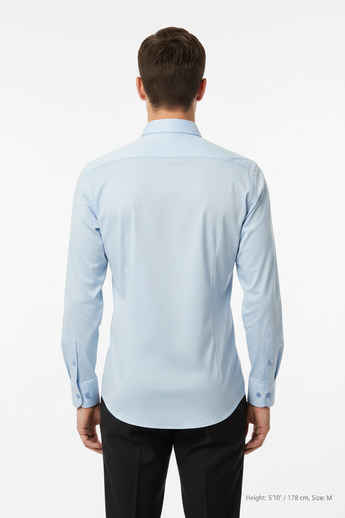 Full body back view