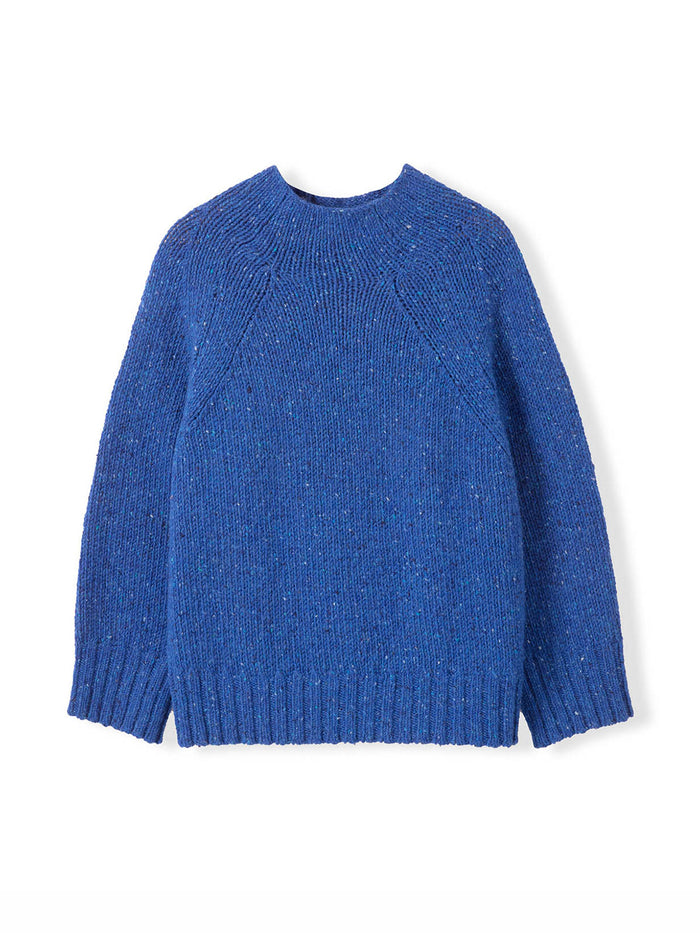 Kilcarra Tweed Funnel Neck Jumper
