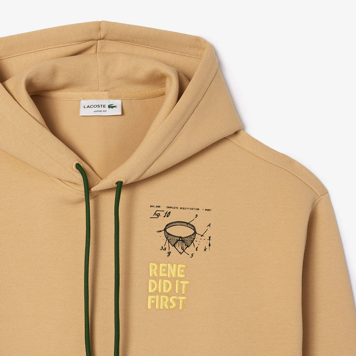 Lacoste - Double Face Hoodie in Beige - Nigel Clare