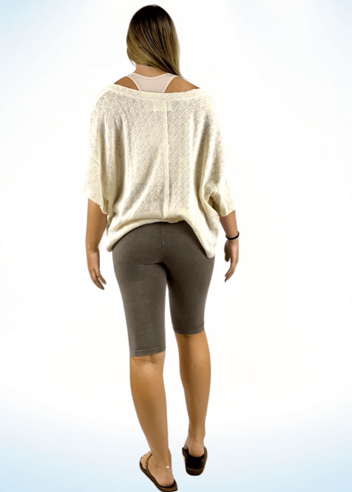 Ladies Longer Length Biker Shorts Made in USA for Comfort and Style