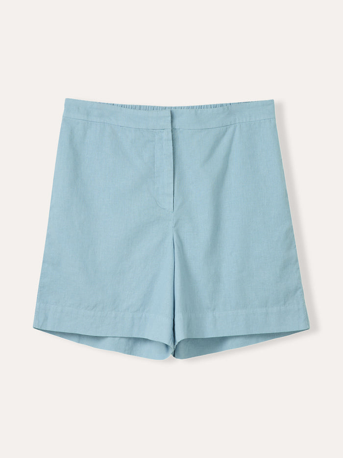 Linen Blend Summer City Shorts