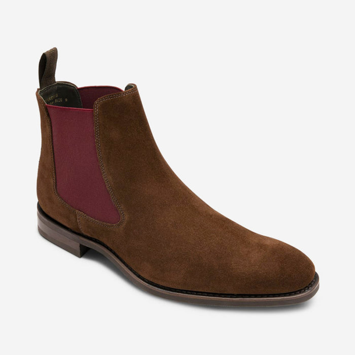 Loake - Wareing Suede Chelsea Boots in Light Brown - Nigel Clare