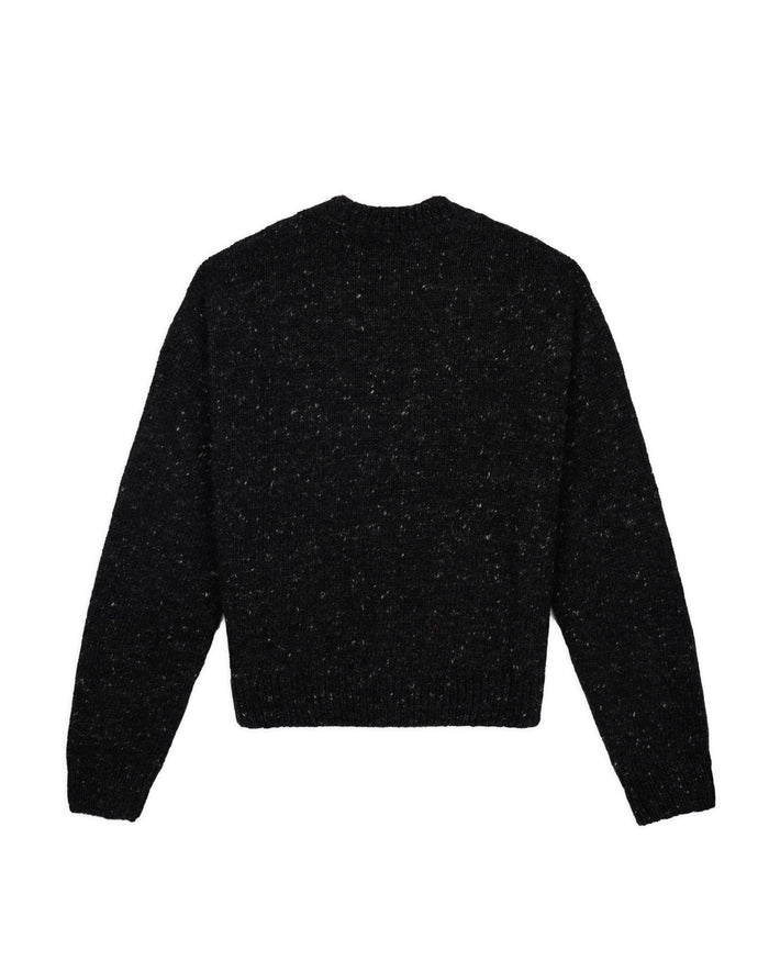Logohead Alpaca Crewneck Sweater - Charcoal