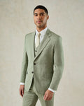 Luce Wool & Linen Suit Jacket Green