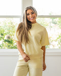 Macey Scuba Fabric Top - Lemonilla Rae Mode