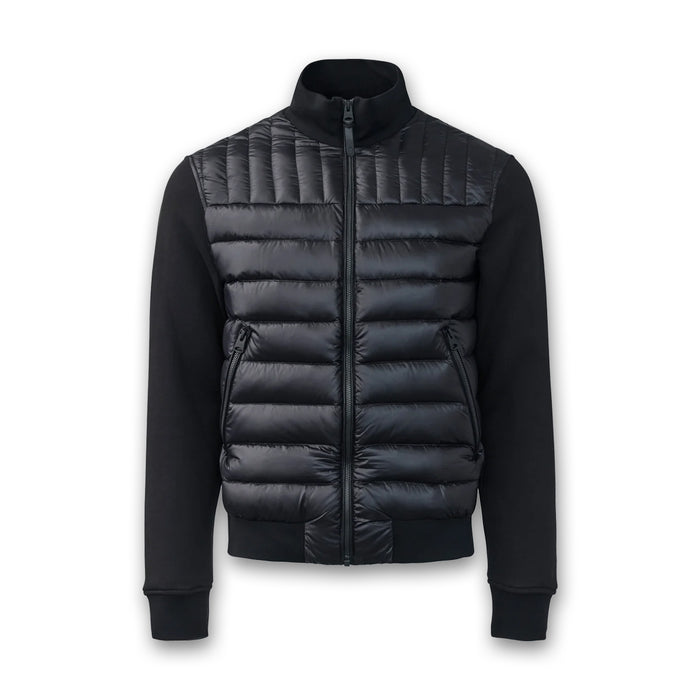 Mackage - Collin-Z Mixed Media Bomber Jacket - Nigel Clare