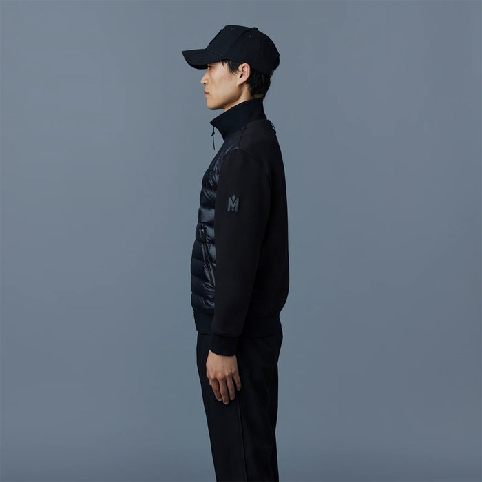 Mackage - Collin-Z Mixed Media Bomber Jacket - Nigel Clare