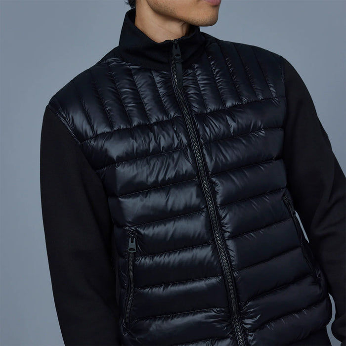 Mackage - Collin-Z Mixed Media Bomber Jacket - Nigel Clare