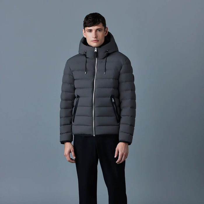 Mackage - Jack Hooded Down Jacket in Carbon - Nigel Clare