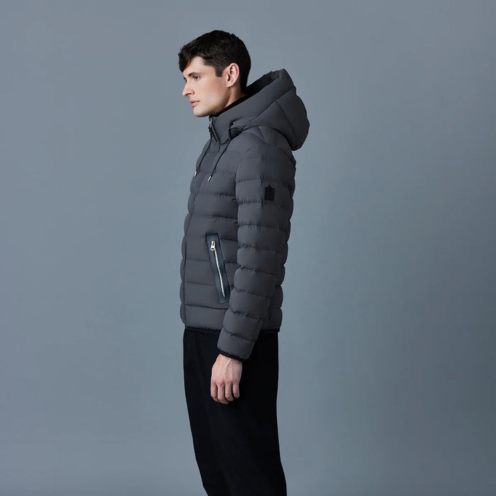 Mackage - Jack Hooded Down Jacket in Carbon - Nigel Clare