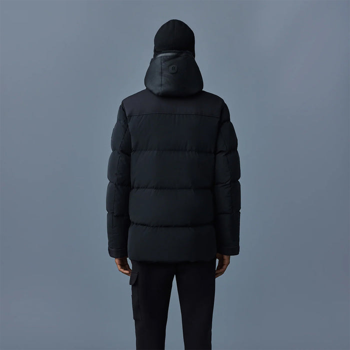 Mackage - Riley Hooded Down Jacket in Black - Nigel Clare