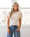 Madison Striped Top - Color Options Available! Lovely Melody Blush