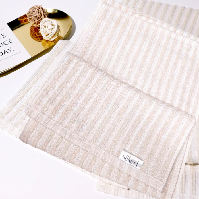 Magic Exfoliating Silk Towel - 100% RAW Silk for Radiant Skin - RFE Marketing Ventures