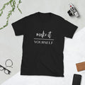 MAKE IT YOURSELF Tee White Lettering