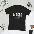 MAKER Tee White Lettering