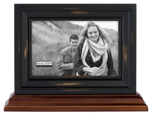 Malden Walnut Ledge 4x6 Desk Frame