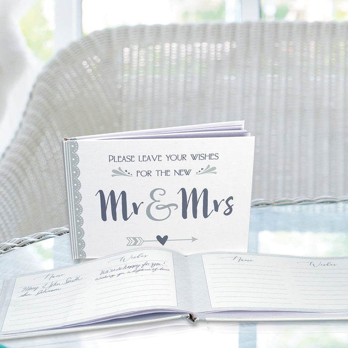 Malden Mr. & Mrs. Wedding Guest Book