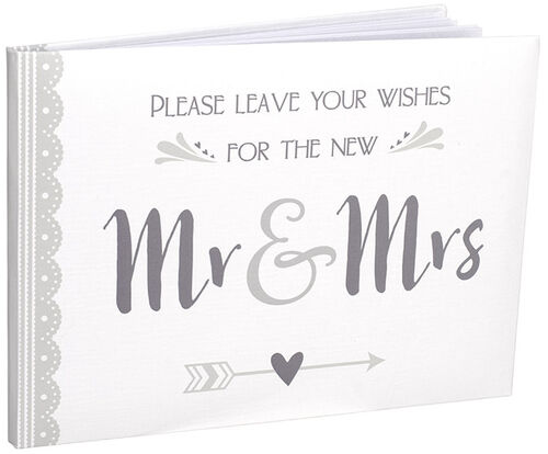 Malden Mr. & Mrs. Wedding Guest Book