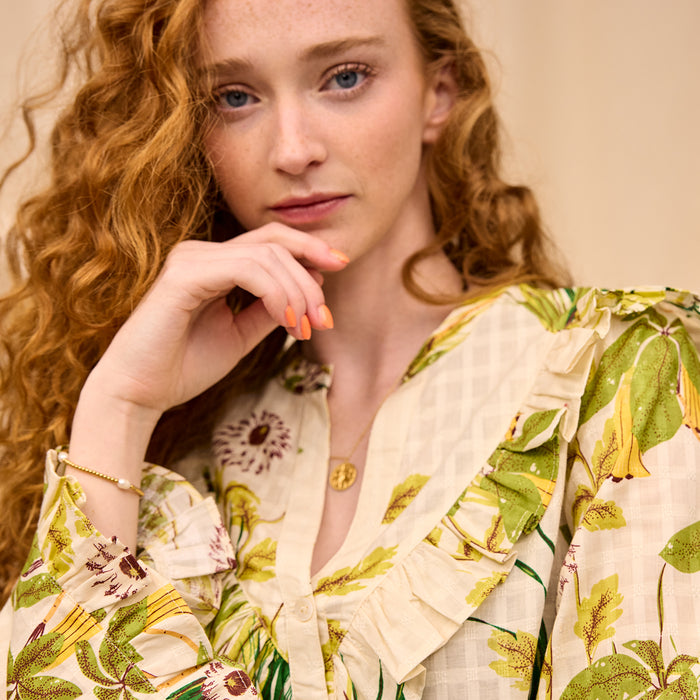 Malorie Frill Blouse