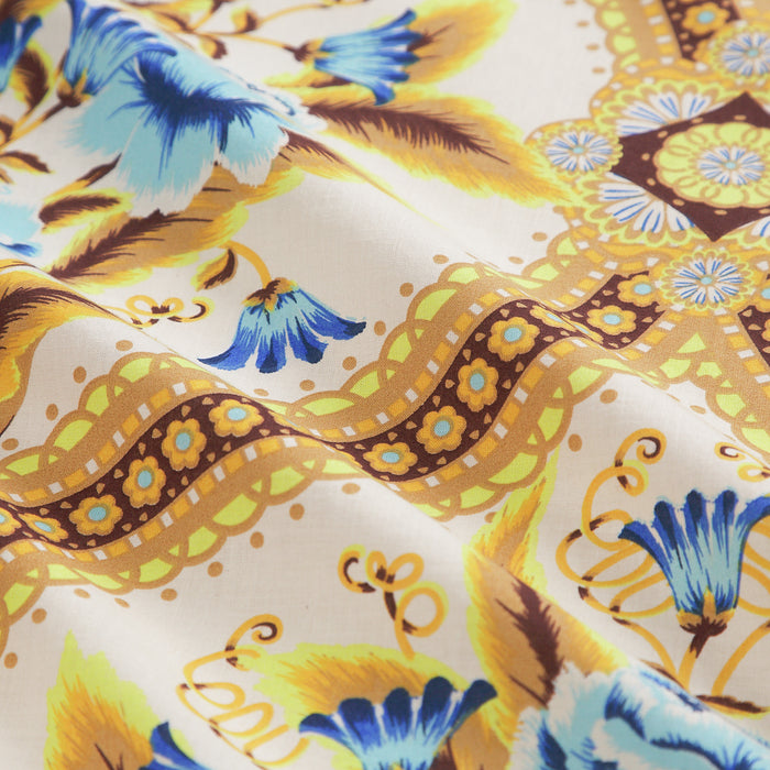 Margaret Cotton Quilt Cover - Clay Single