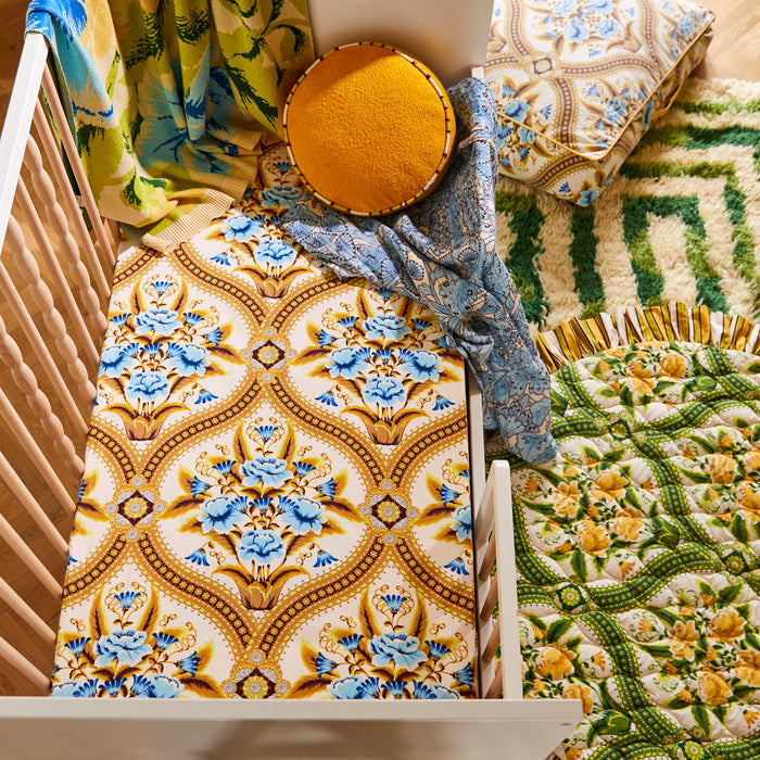 Margaret Cotton Sheets - Clay Fitted Sheet / Cot
