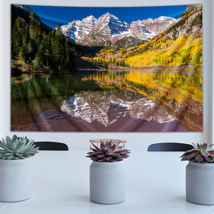 Maroon Bells by Third Eye Tapestries
