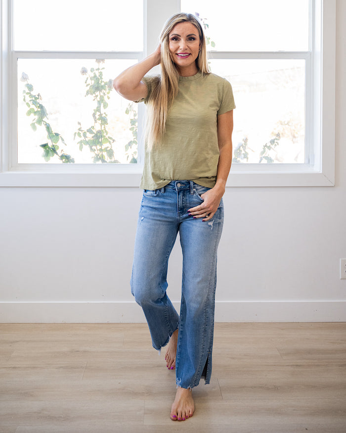 Melinda Short Sleeve Top - Sweet Pea Be Cool