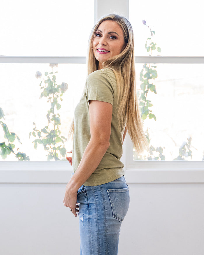 Melinda Short Sleeve Top - Sweet Pea Be Cool