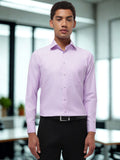 Men Lavender Full Sleeve Formal Shirt