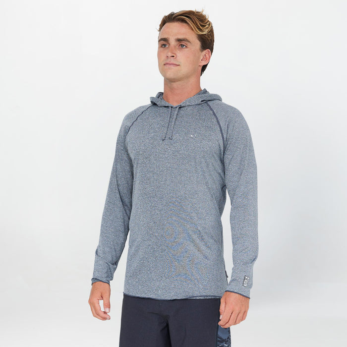 Men's 24/7 Hybrid UV Long Sleeve Surf Hoody - Graphite